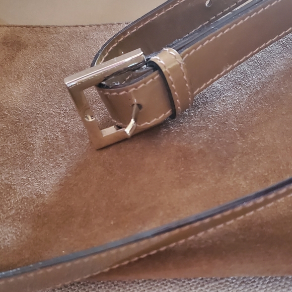 BALLY Vintage Shoulder Bag*Patent & Suede Leather - Picture 3 of 9